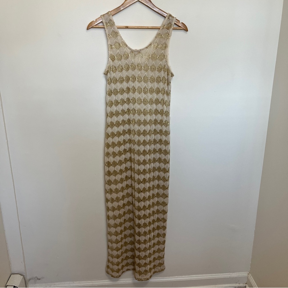 Ramy Brook Angely Crochet Coverup Midi Dress Size M - Picture 8 of 8